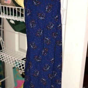 OS Blue camera leggings